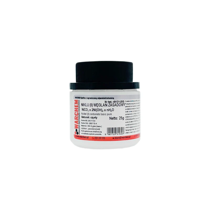 NICKEL(II) CARBONAT alkalisch - rein 25g WARCHEM