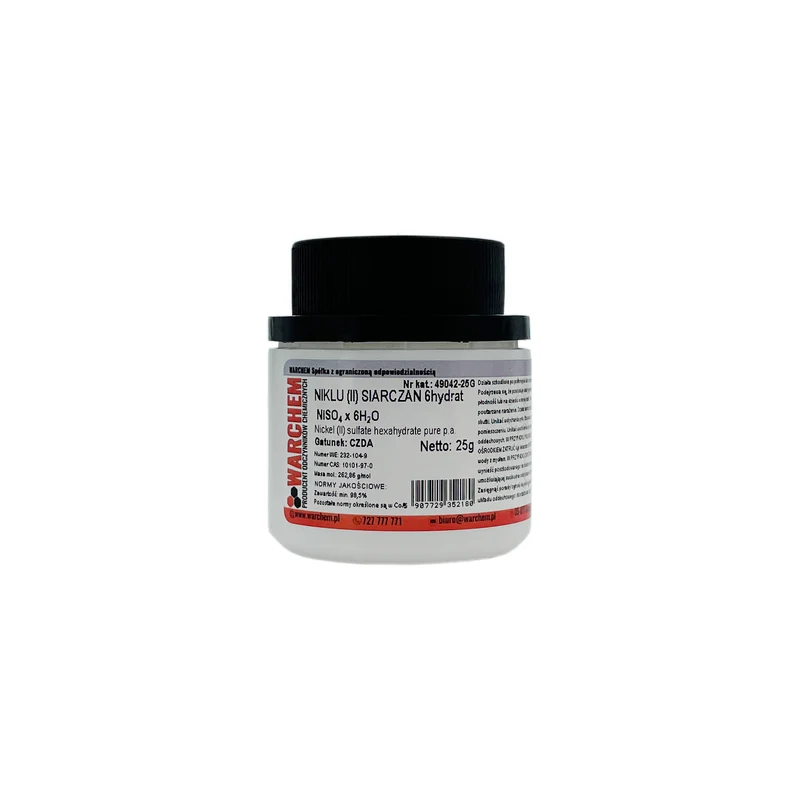 NICKEL(II)SULFAT 6hydrat - REIN 25g WARCHEM