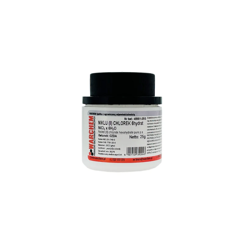 NICKEL(II)-CHLORID 6hydrat - REIN 25g WARCHEM