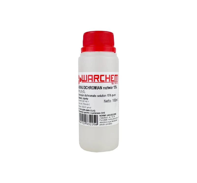 AMMONIUMDICHROMAT-Lösung 15 % - rein 100 ml WARCHEM