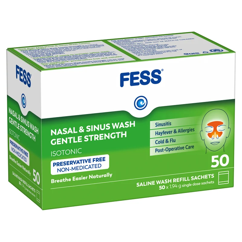 FESS NASAL & SINUS WASH Gntl SCHT 50