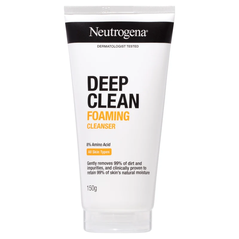 Neutrogena Deep Clean Gentle Foam Cleanser 150g