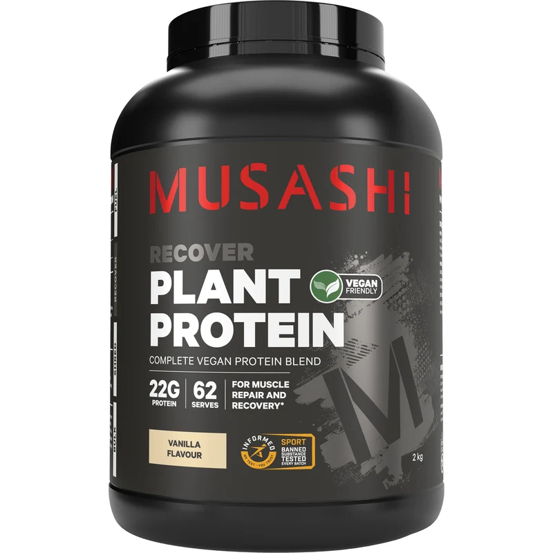 MUSASHI Plant Protein Vanilla 2kg