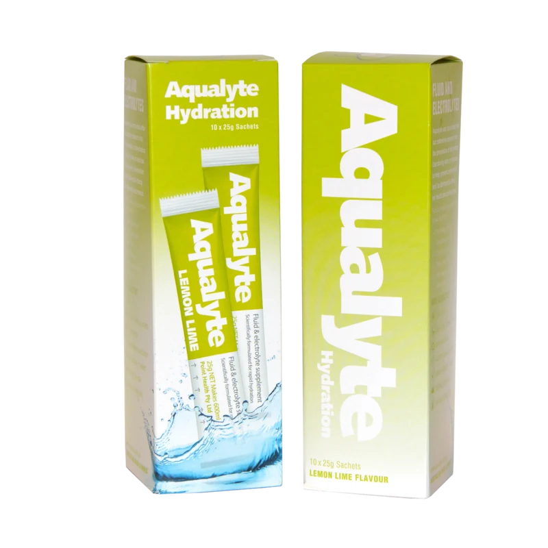 Aqualyte 25g Sachets Lemon-lime (10 pk)