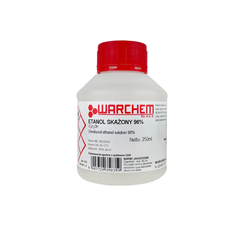 KONTAMINIERTES ETHANOL 96 % 250 ml WARCHEM