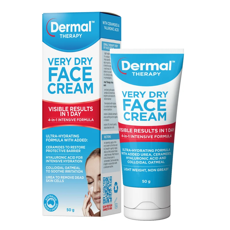 DERMAL THERAPY V/Dry Face Crm 50g