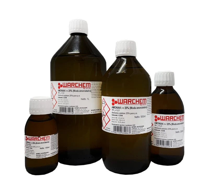 AMMONIAKWASSER 25 % (AMMONIA RR 25 %) - REIN 100 ml WARCHEM