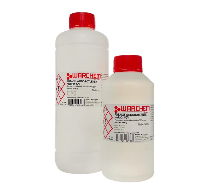 KALIUMHYDROXID 50 % Lösung - rein 1L WARCHEM