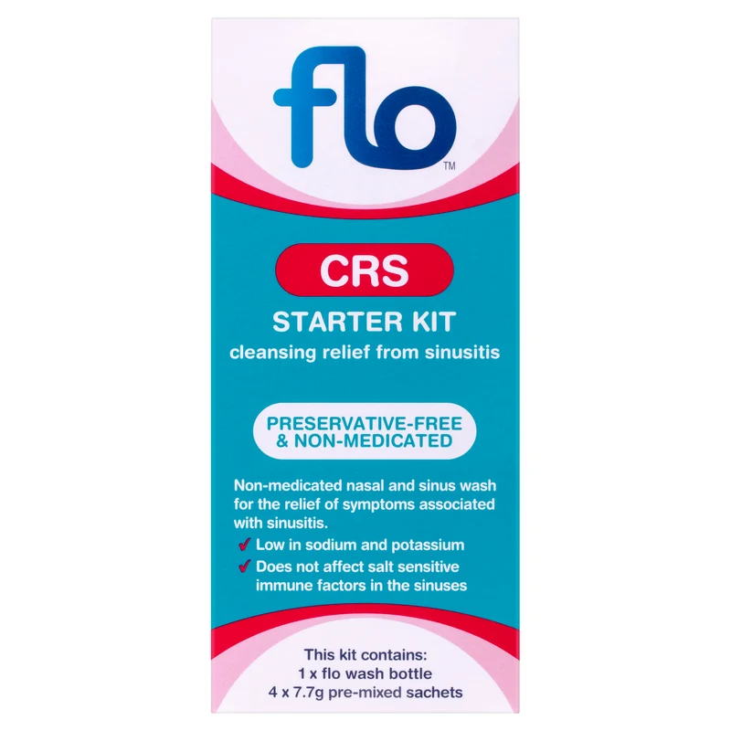 Flo CRS Kit 4 x 7.7g Sachets + Bottle