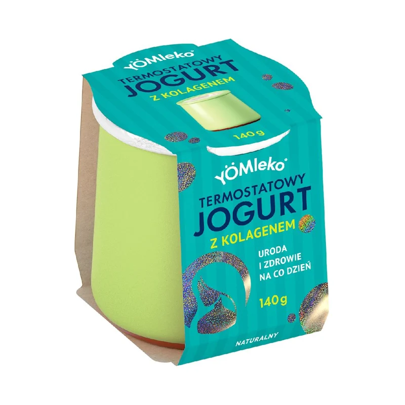 NATÜRLICHER TERMOSTAT JOGURT BIO MIT KOLAGEN 140 g - YÖMLEKO