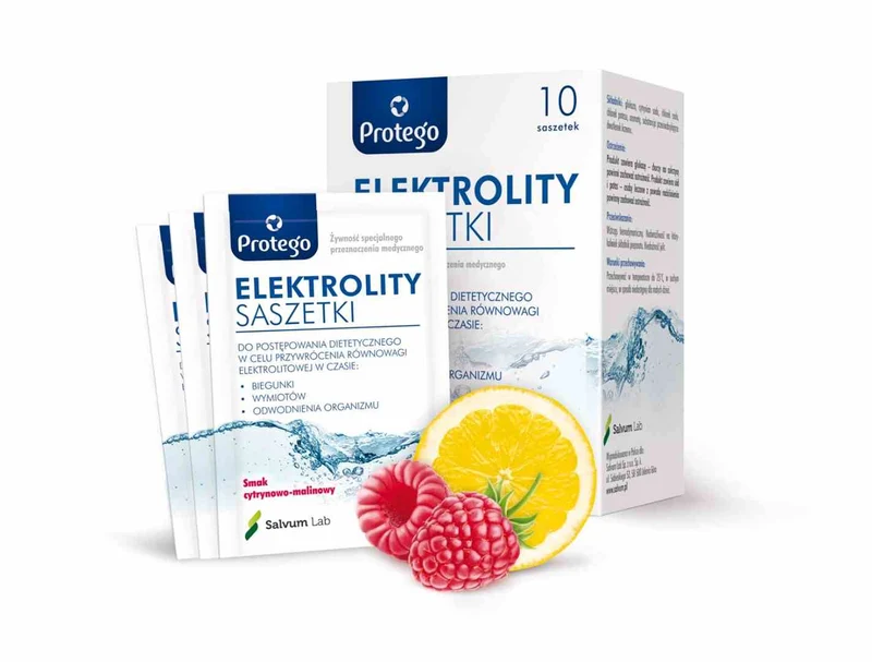 Protego Elektrolyte Sachets Zitrone - Himbeere 10 Stk.