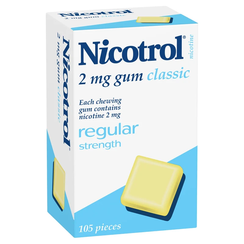 Nicotrol Gum Classic 2mg 105 peices