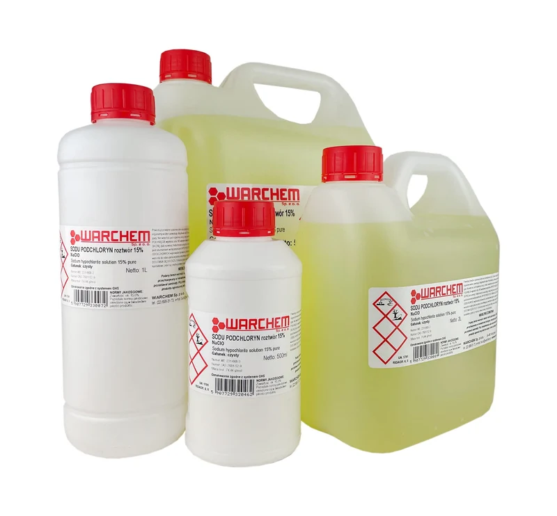 NATRIUMHYPOCHLORIT-Lösung 15 % - rein 500 ml WARCHEM
