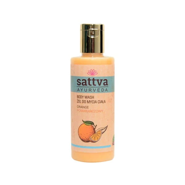 ORANGE BODY WASH GEL 210 ml - SATTVA (AYURVEDA)