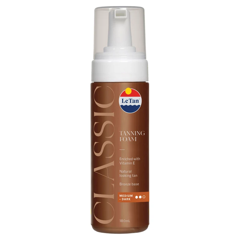 Le Tan Classic Self Tanning Foam Medium - Dark 180ml