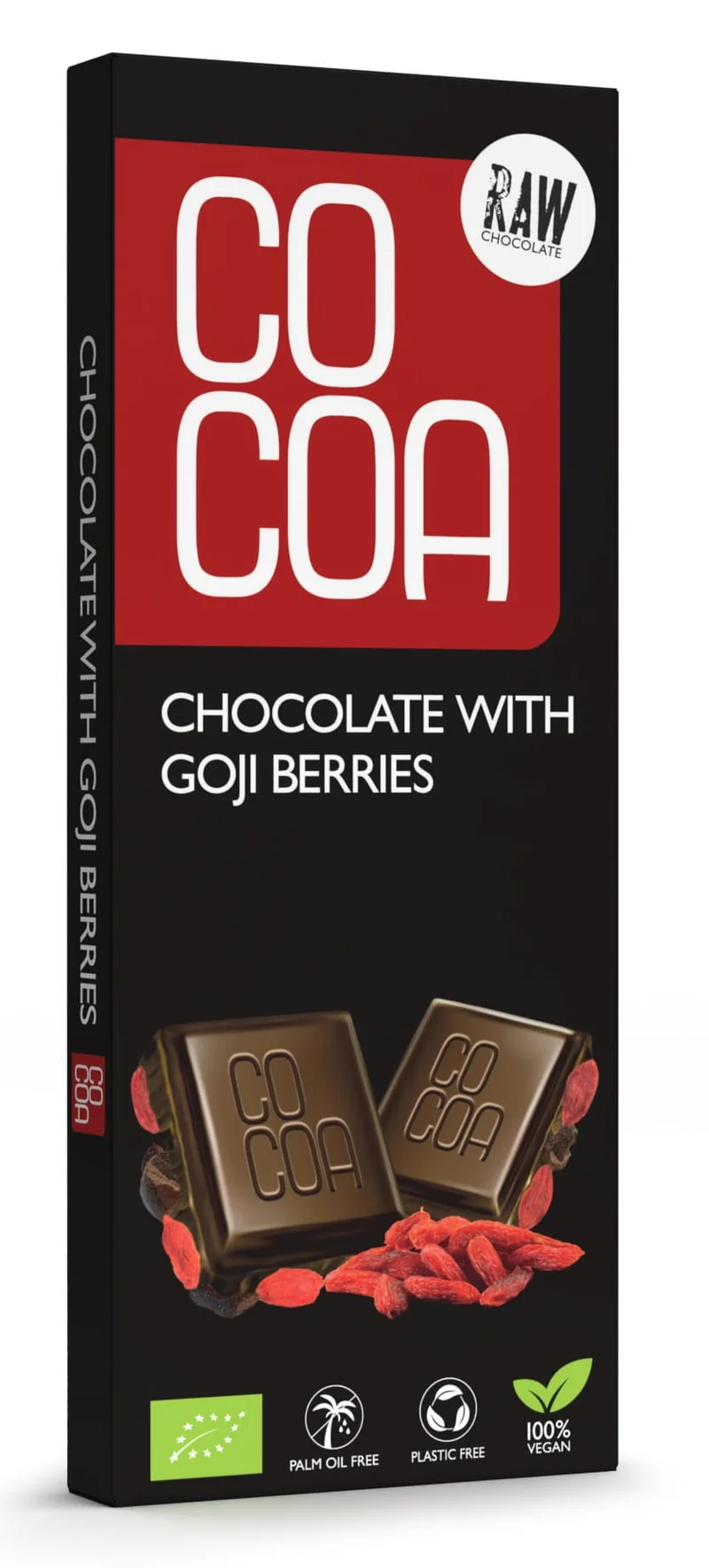 HEILIGE SCHOKOLADE MIT GOJI-BERRY 40 g - COCOA