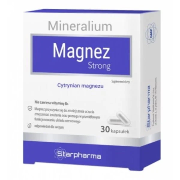 Starpharma Mineralium Magnesium Strong 30 k Citrat