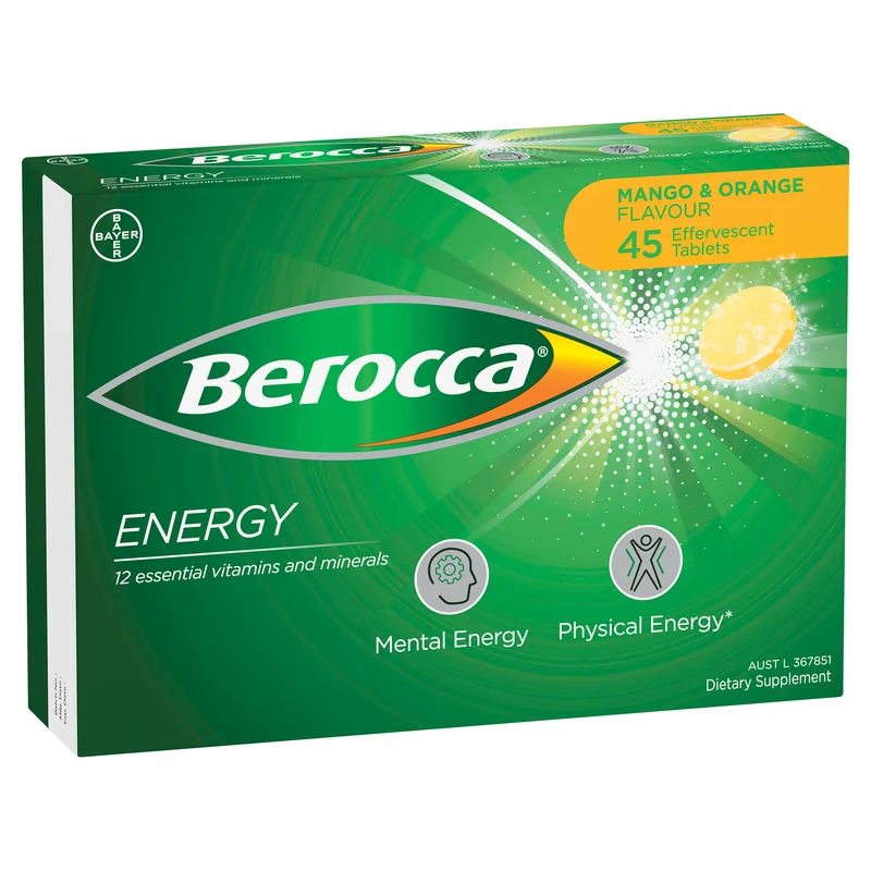 BEROCCA Performance Orange & Mango 45s