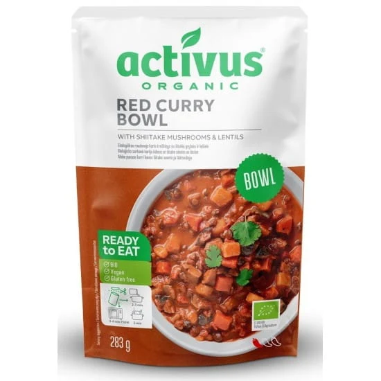 Rotes Currygericht mit Shitake-Pilzen und Linsen GLOSS. BIO 283 g