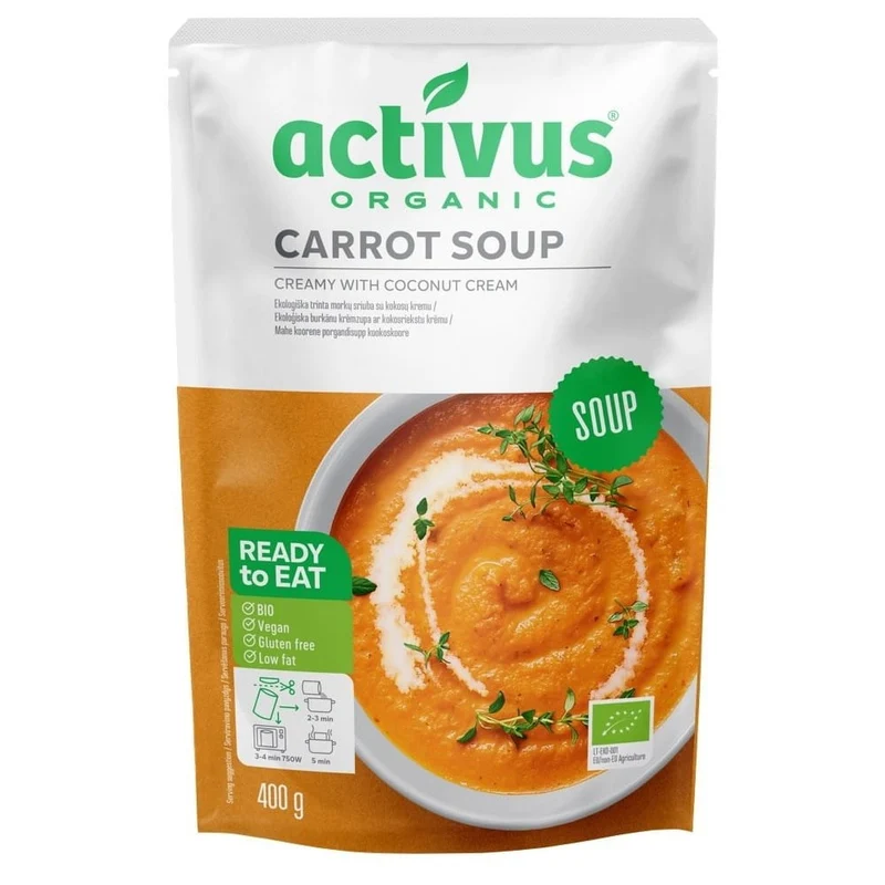 Karottencremesuppe mit Kokosnussmilch BIO 400 g