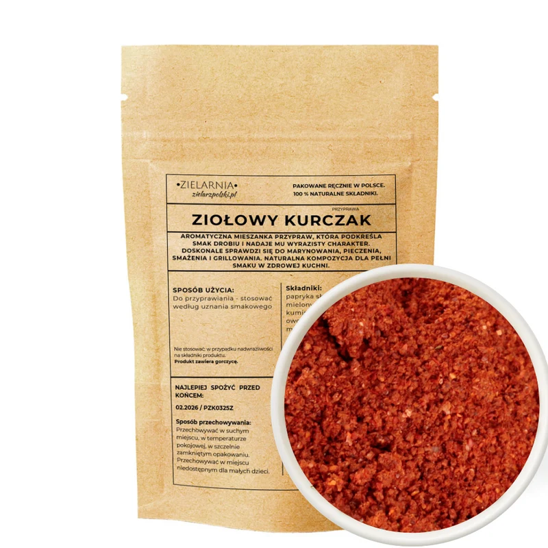 Ziołowy kurczak przyprawa 40g ZIELARZPOLSKI.PL