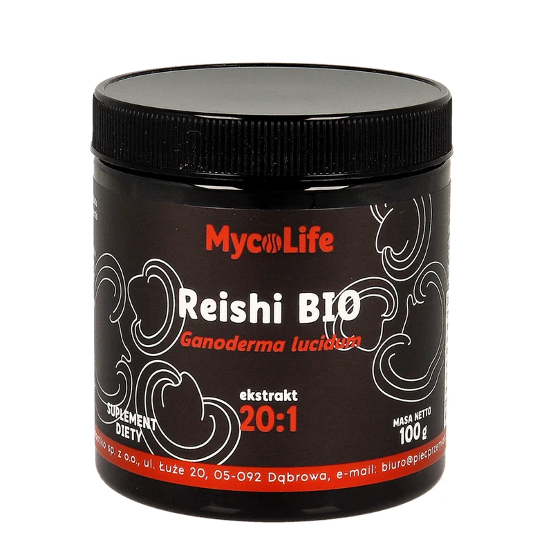 Reishi-Pilz BIO-Extrakt 20:1 100g MYCOLIFE