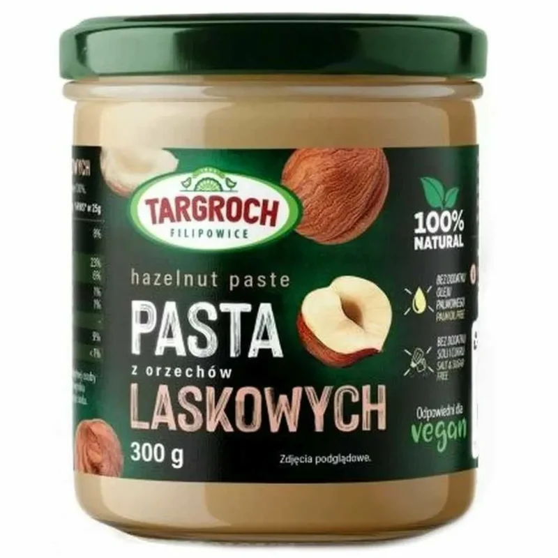 Haselnusspaste - Glasgefäß 300 g Targroch
