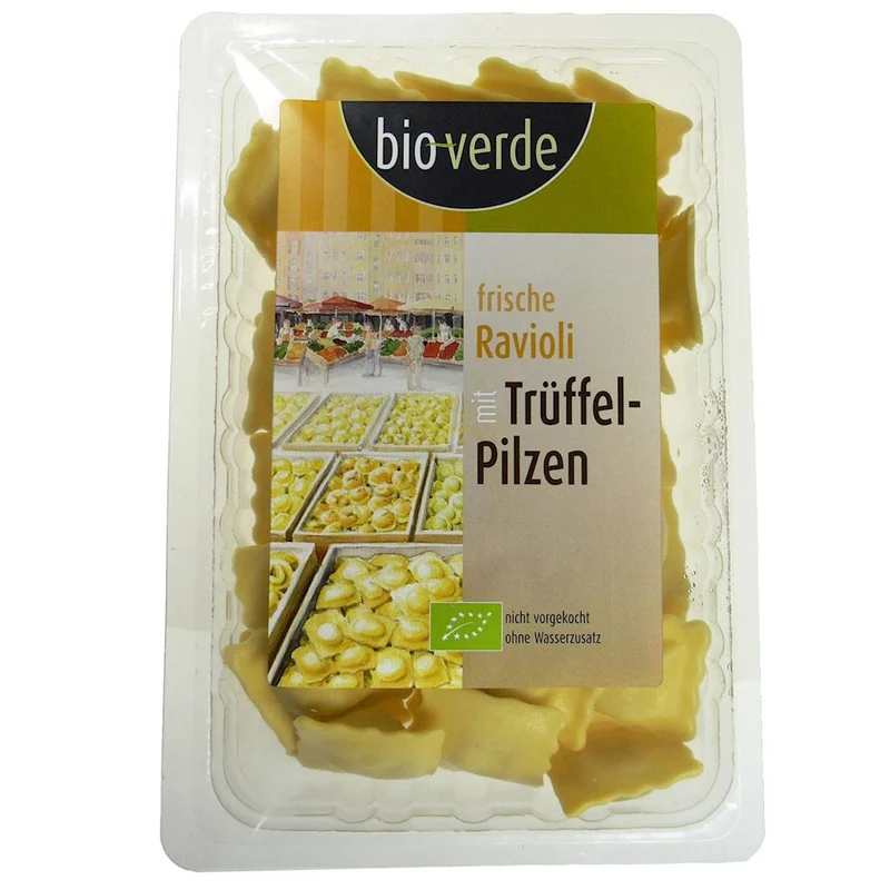 RAVIOLI FRISCH MIT TRUFLES BIO 250 g - BIO VERDE