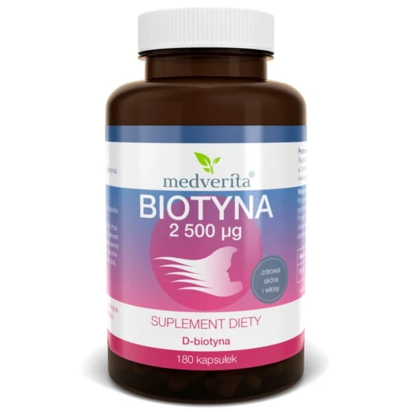 Medverita Biotin 2500 µg 180 k Haare Haut B7