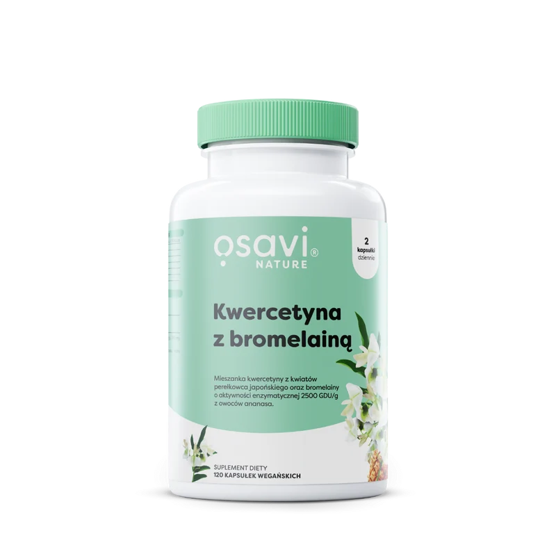 OSAVI Quercetin mit Bromelain (120 Kapseln).