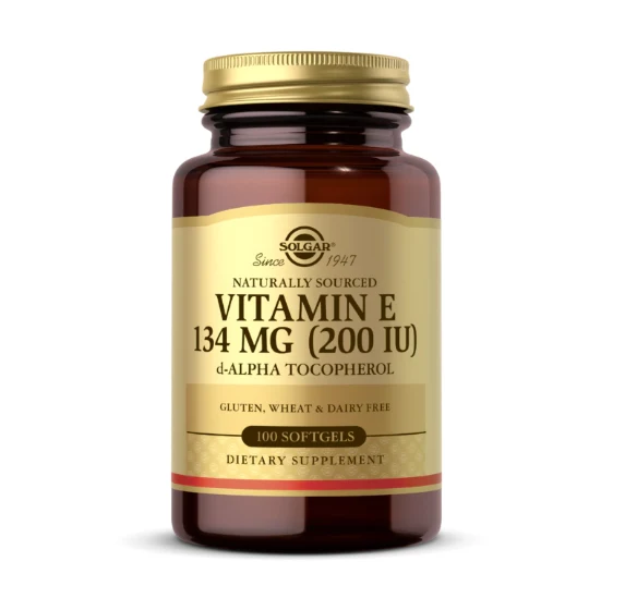Vitamin E 134 mg (200 IU) reines d-Alpha Tocopherol (100 Kapseln)