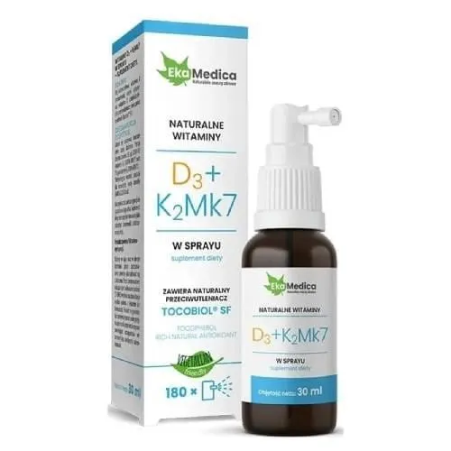 Ekamedica Vitamine D3 + K2 Mk7 Spray 30 ml