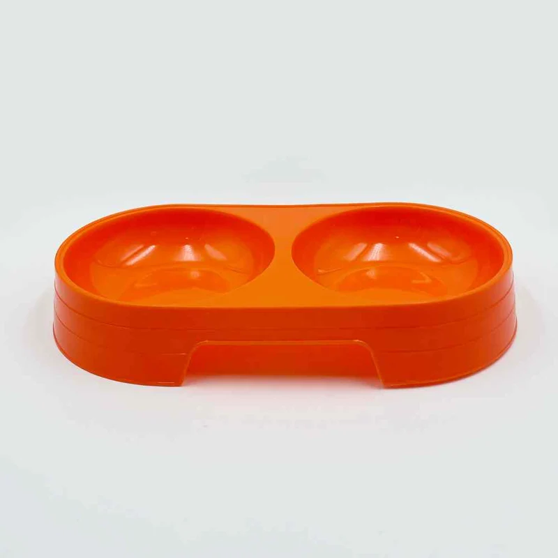 HB&Co Pet Double Bowl Plastic 26.5cm