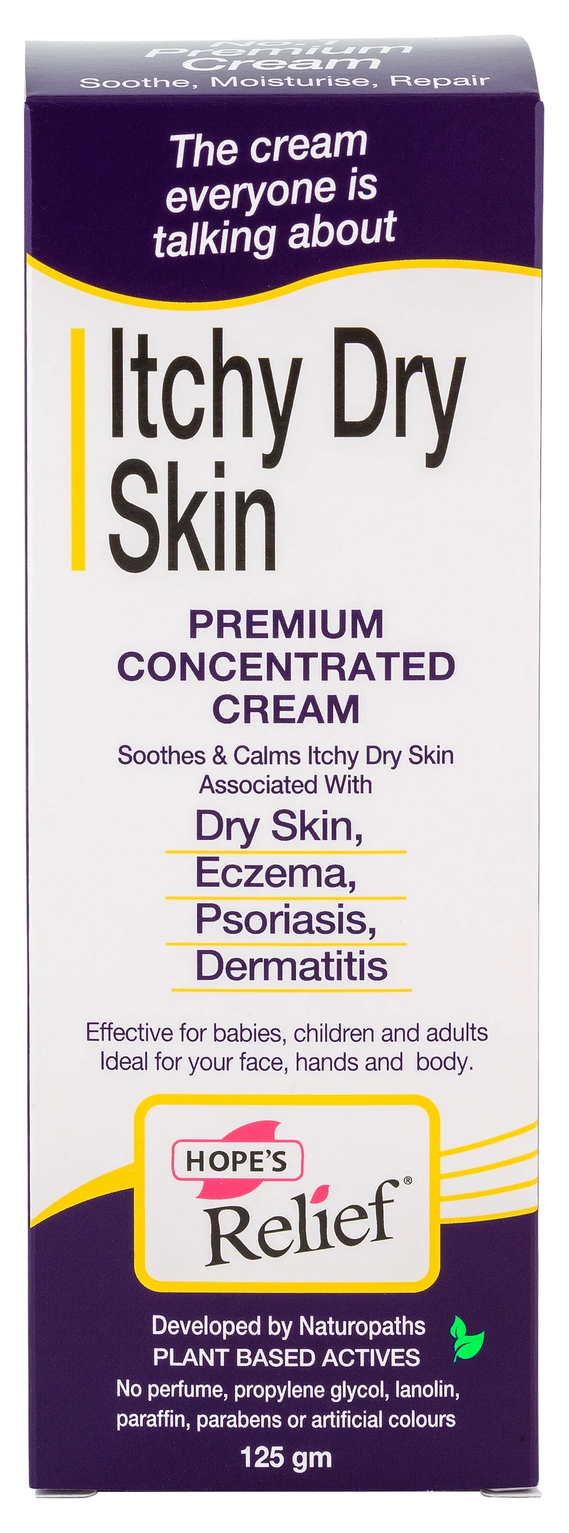 Hope’s Relief Itchy Dry Skin Cream 125g