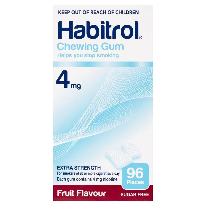 Habitrol Gum Fruit 4mg 96s