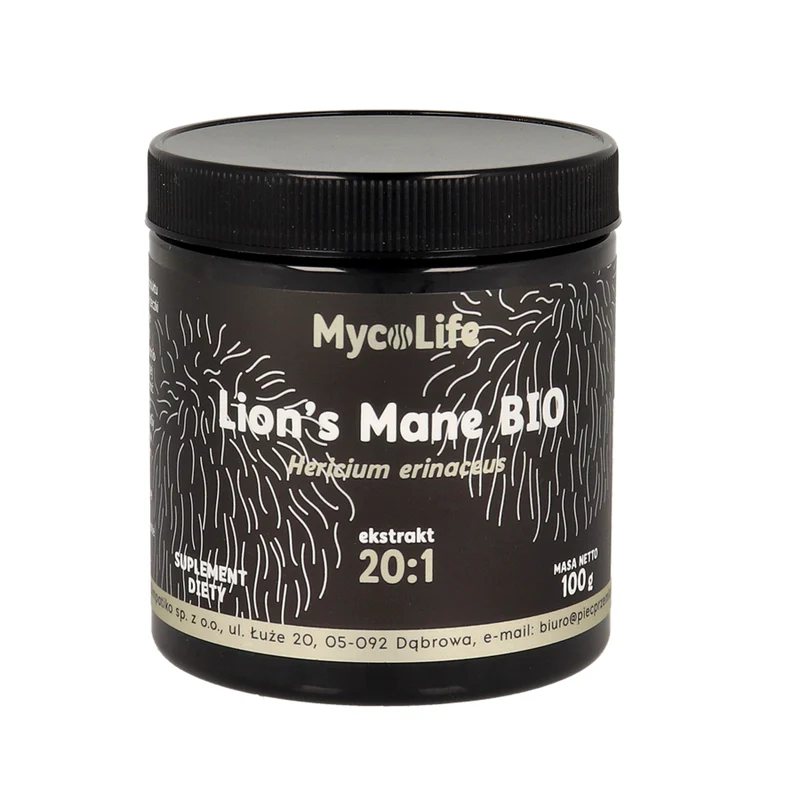 Löwenzahnpilz BIO Extrakt 20:1 100g MYCOLIFE - Sonnenhutpilz