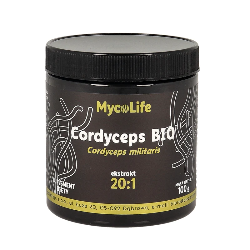 Cordyceps Pilz BIO Extrakt 20:1 100g MYCOLIFE