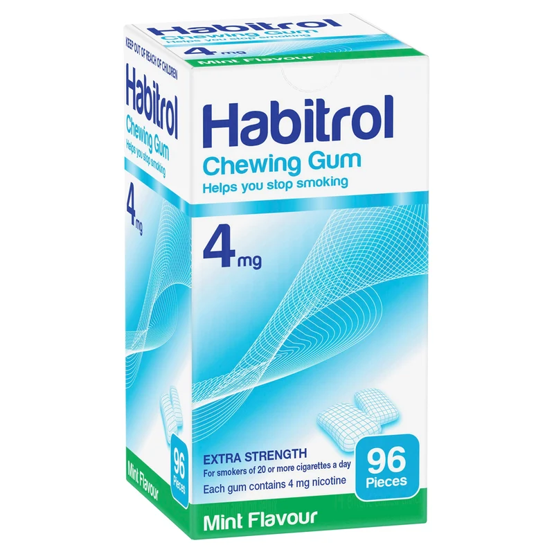 Habitrol Gum Mint 4mg 96s
