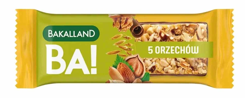 Bakalland Ba! Müsliriegel 5 Nüsse 40 g