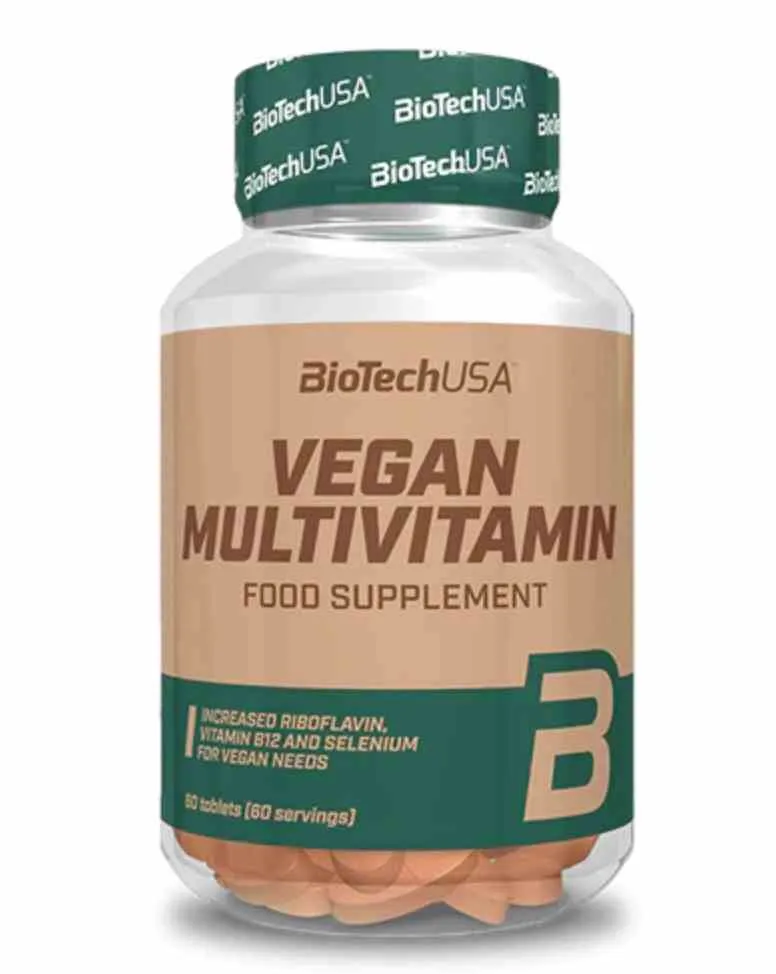 BioTech USA Veganes Multivitamin 60 Tabletten