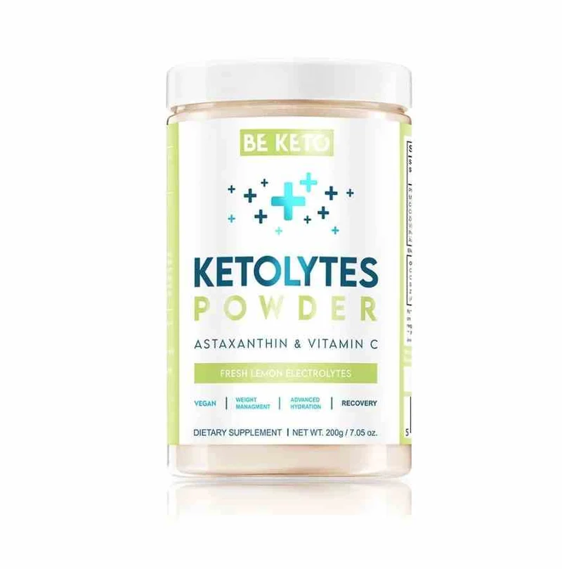 BeKeto Elektrolyte Ketolyte Pulver - Frische Zitrone 200g