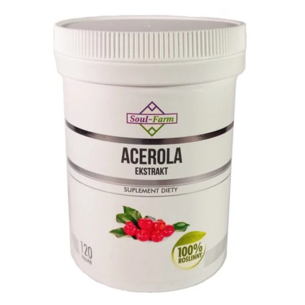 ACEROLA EXTRACT (600 mg) 120 KAPSELN - SOUL FARM