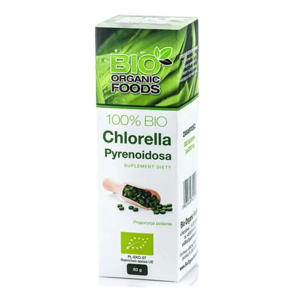 PYRENOIDOSA CHLORELLA BIO (250 mg) 320 TABLEN - BIO ORGANIC FOODS