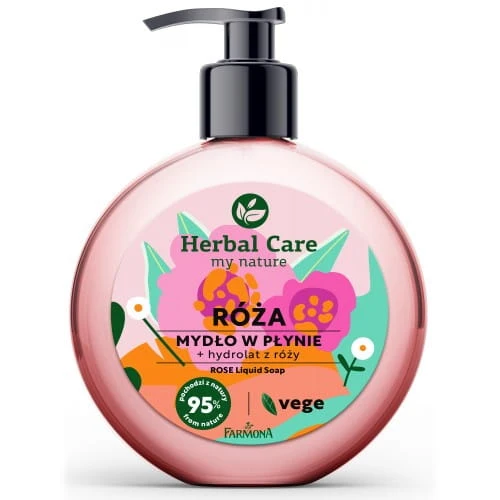 Herbal Care Rose Flüssigseife 400 ml