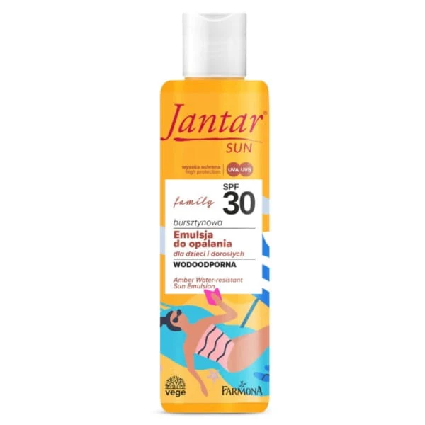 Jantar SUN Emulsion für sonnenbadende Familien SPF 30 200