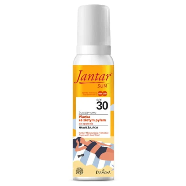 Jantar SUN Schaum mit Goldstaub SPF 30