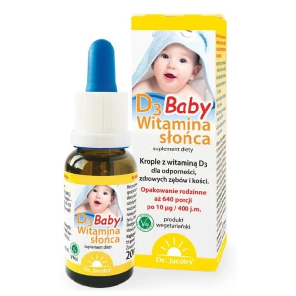 Dr. Jacobs Vitamin D3 Baby 20 ml