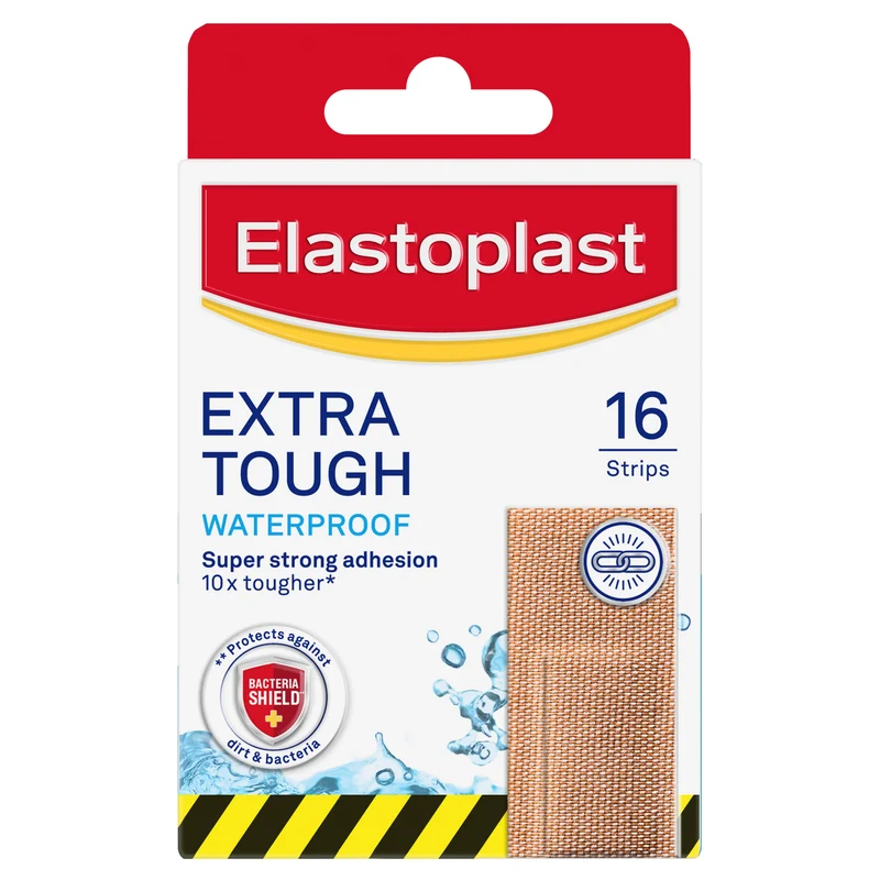 Elastoplast Extra Tough Waterproof 16 Pack