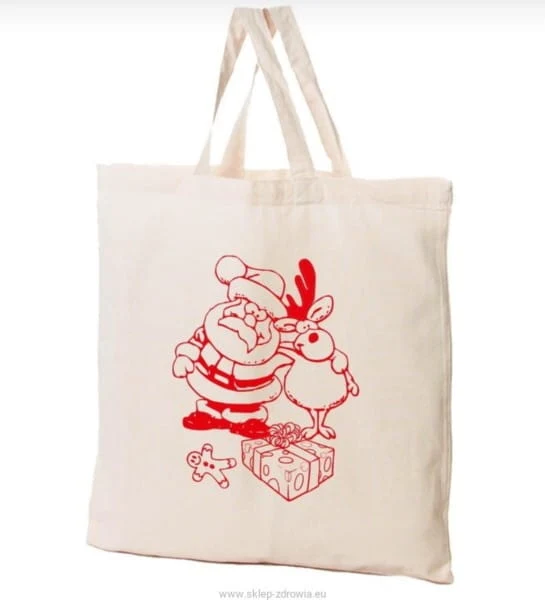 Baumwollsack Winter Santa Serie