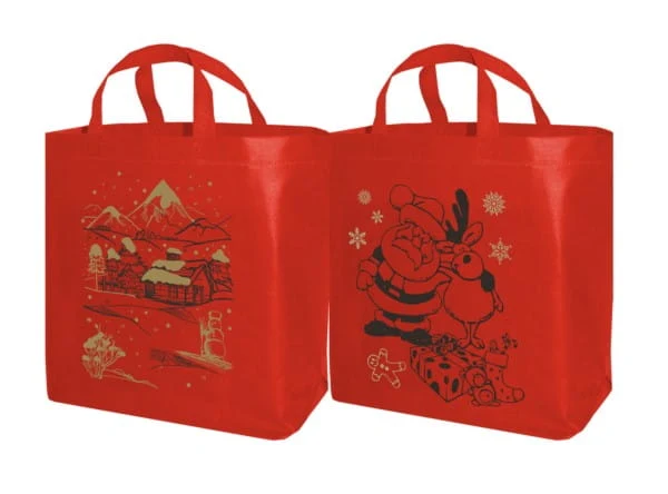 Tasche Eco Fleece Winter Serie Rot 19 L